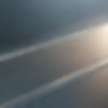 Close-up of a streak-free glass surface