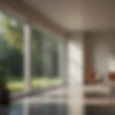 Natural light illuminating a clean interior