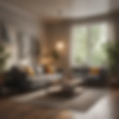 Exploring Comfort in Budget Rentals Cozy room setup showcasing affordable rental space