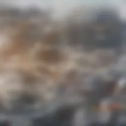 Aerial view of Baltimore's skyline