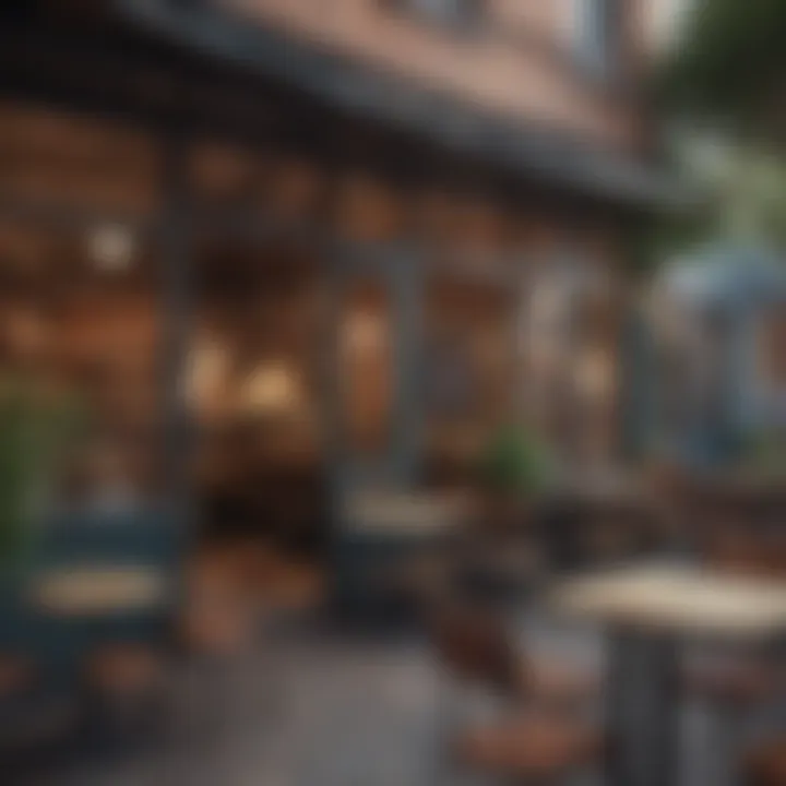 Trendy coffee shop bustling with creativity and conversation