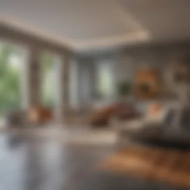 Visualizing Square Footage in Home Design Home with highlighted square footage areas