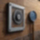 Measuring tool for wall dimensions