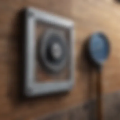Measuring tool for wall dimensions