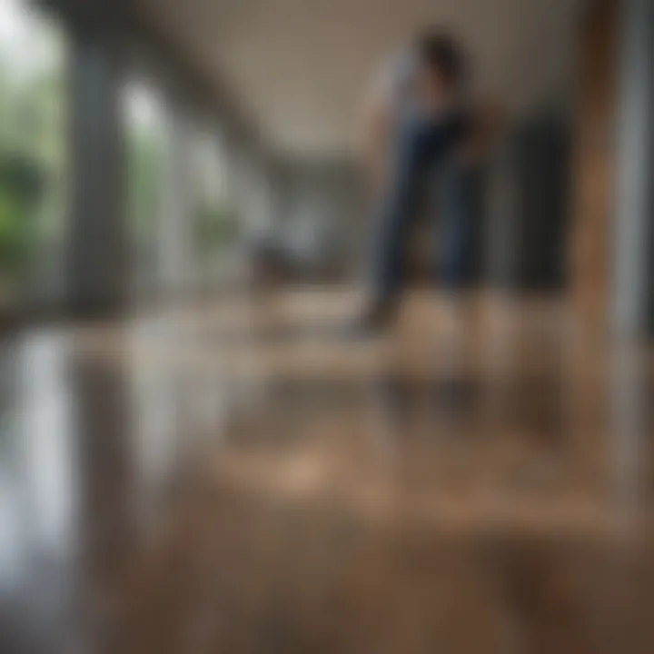 Comparative analysis of commercial laminate floor cleaners