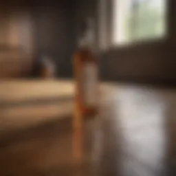 Natural cleaning solution for hardwood floors