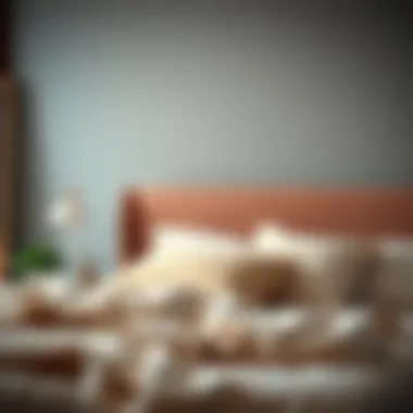 A cozy bedroom with fresh pillows