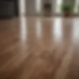 Spotless laminate floor showcasing effective cleaning techniques