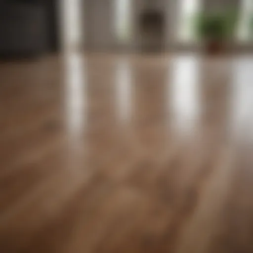 Spotless laminate floor showcasing effective cleaning techniques