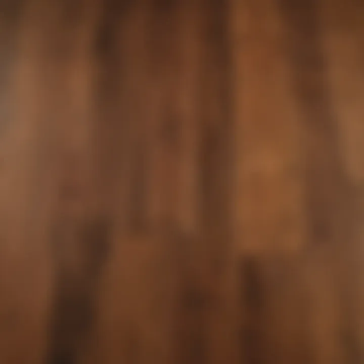 Diagram showing different types of hardwood floor stains