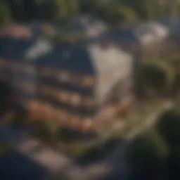 Aerial view of diverse properties showcasing investment opportunities