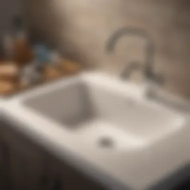 Infographic detailing common causes of sink drain blockages with disposals.