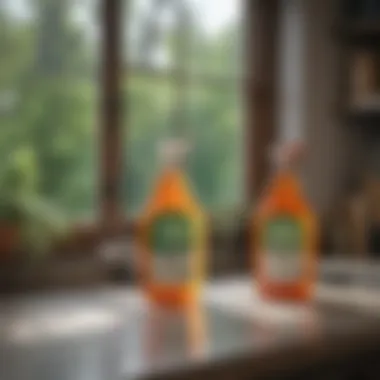 Eco-friendly Cleaning Products Eco-friendly cleaning products on a countertop