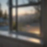 Glass window with a pristine view