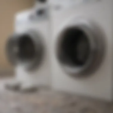 Clogged vs. Clean Dryer Vents Visual comparison of clogged vs. clean dryer vents