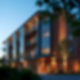 Stunning exterior of Eagle Rock Apartments showcasing modern design