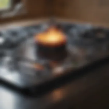 Eco-Friendly Cleaning Tools Eco-friendly cleaning supplies arranged for glass stove maintenance