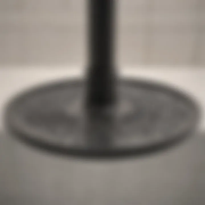 Hair accumulation in a shower drain