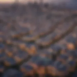 Aerial view of San Francisco skyline showcasing various apartment buildings