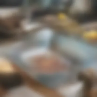 Pouring Boiling Water into a Clogged Sink Boiling water being poured into a sink