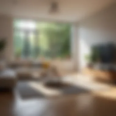 Serene Living Space A serene living space reflecting cleanliness and order