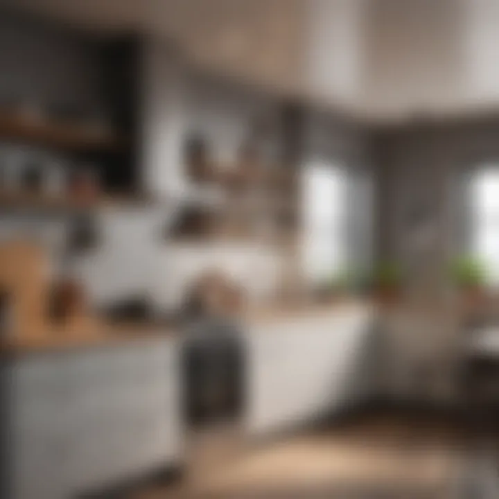 Well-organized kitchen with essential appliances and utensils