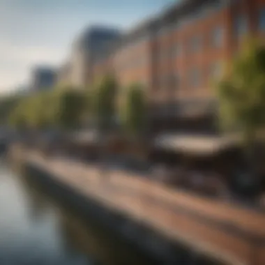 Vibrant waterfront view of the Potomac River in Georgetown