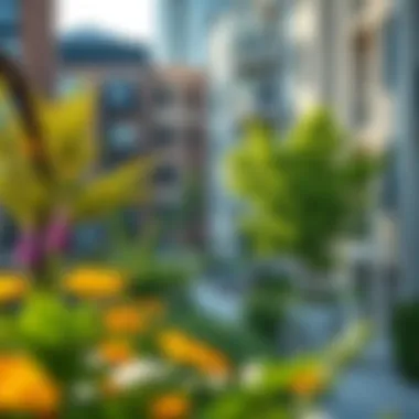 Vibrant Urban Environment Surrounding the Apartments Surrounding area of Manchester Square Apartments featuring urban lifestyle