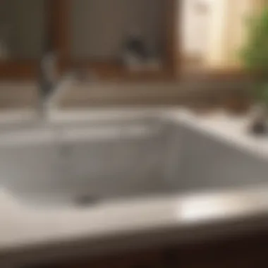 Results of Natural Unclogging Before and after images of a clear sink