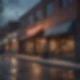 Vibrant street scene showcasing local businesses in Atlanta
