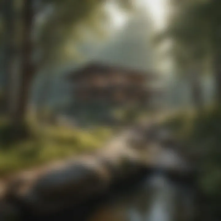 Serene natural landscape highlighting beauty and tranquility