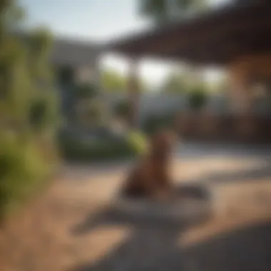 Pet-Friendly Outdoor Space Welcoming outdoor area for pets to play