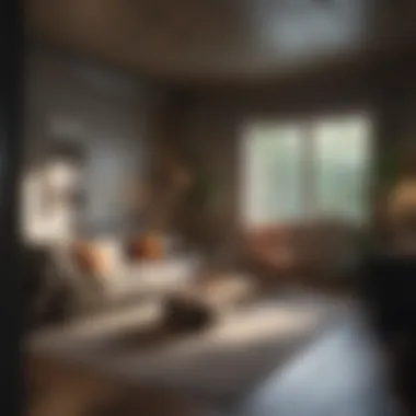 Cozy Studio Showcasing Efficient Use of Space Cozy studio unit showcasing efficient use of space