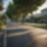 Charming Mar Vista street with lush trees