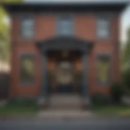 Charming streets lined with historical architecture in a Philadelphia suburb