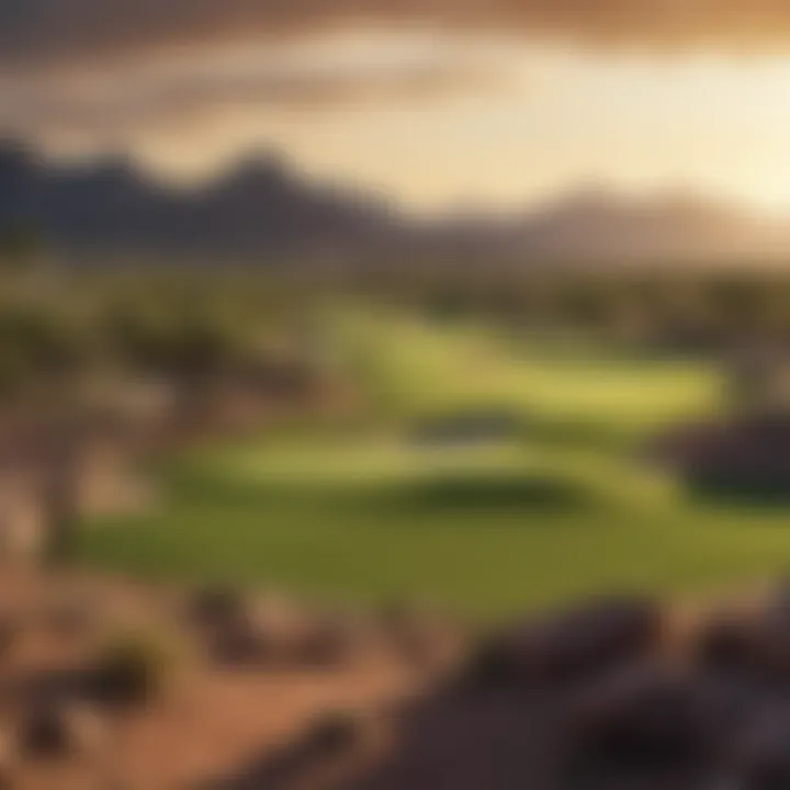 A golf course with stunning desert views in Scottsdale