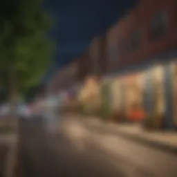 Vibrant street life in a popular Denver neighborhood