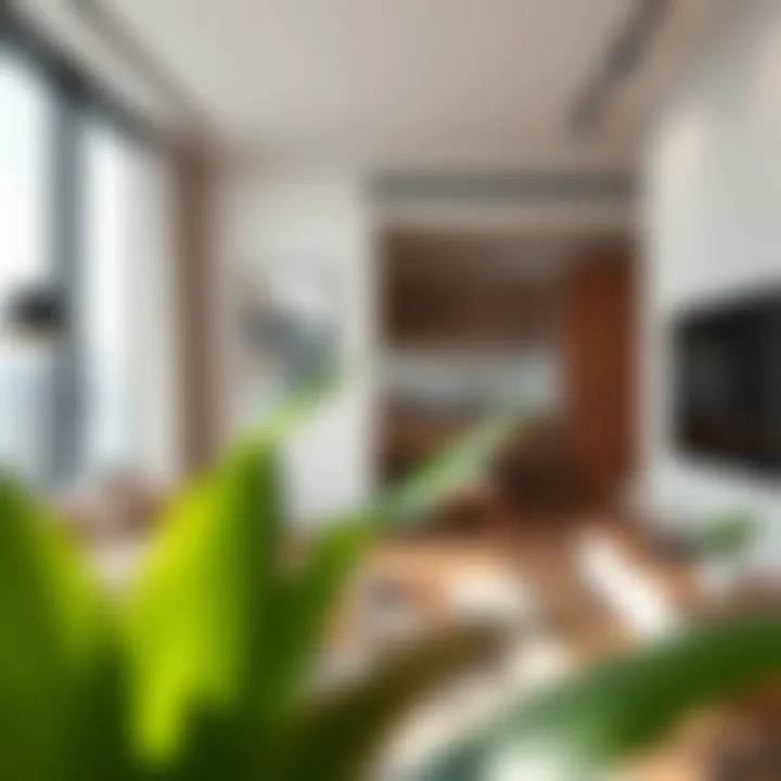 A modern apartment interior reflecting current design trends