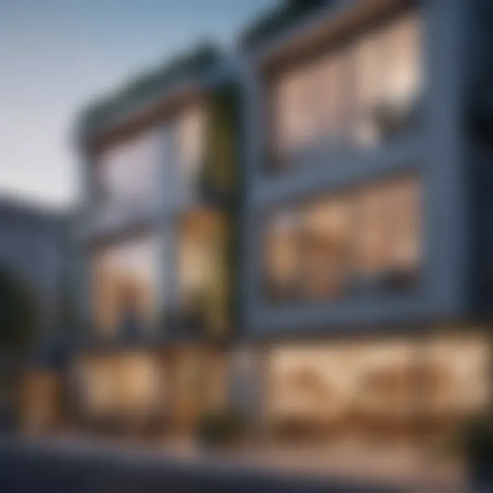 Trends in market demand for two-floor apartments illustrated with graphs