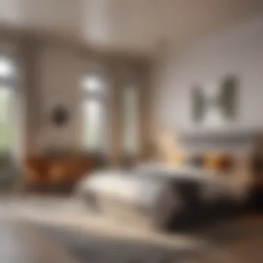 Charming Bedroom Design in an Average One-Bedroom Apartment Cozy bedroom design illustrating the charm of one-bedroom apartments