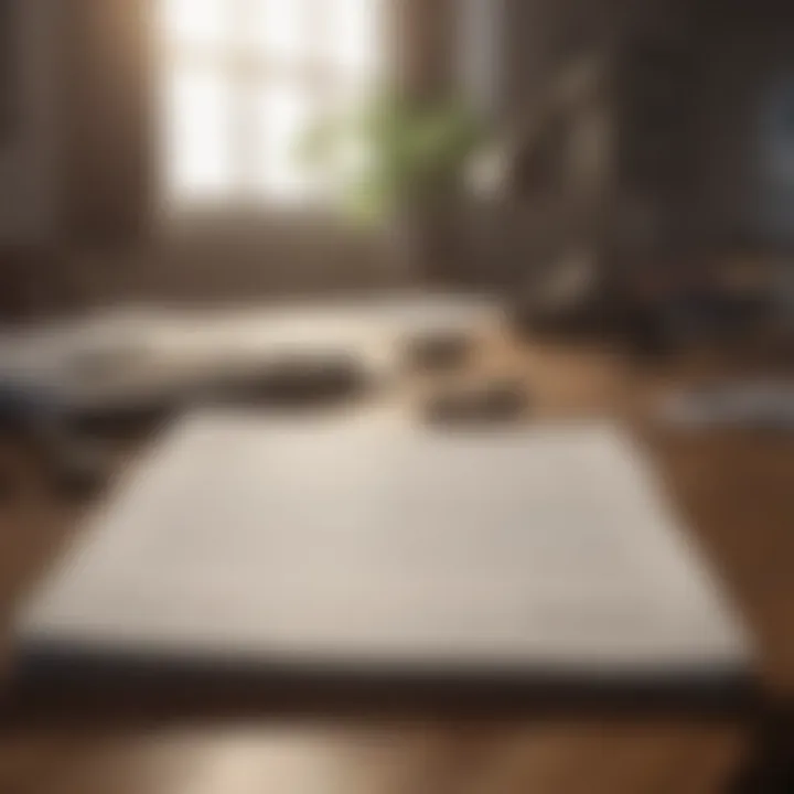Illustration of legal documents relevant to rental agreements.
