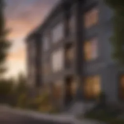 Elegant exterior view of The Residences at Capitol Hill