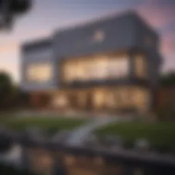 Modern turn-key rental property showcasing exterior features