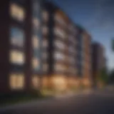 Stunning architectural design of Gateway Apartments