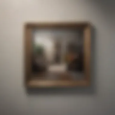 Artful Arrangement on Drywall Beautifully arranged framed artwork on drywall