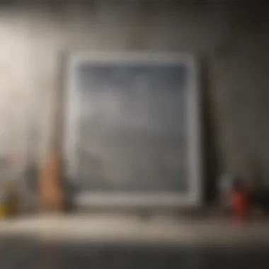 Essential tools for mounting artwork on concrete walls Tools required for hanging pictures on concrete