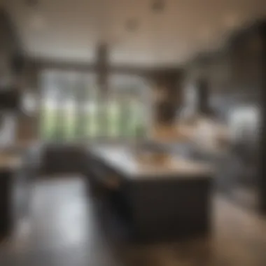 Modern Kitchen with High-End Features Luxurious kitchen with modern amenities