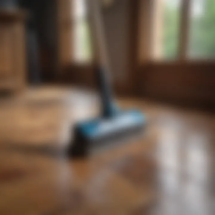 Proper tools for cleaning wood floors