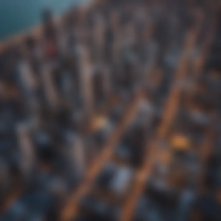 Aerial view of downtown Chicago showcasing skyscrapers and Lake Michigan