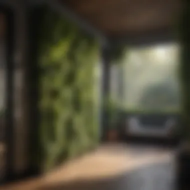 Vertical Greenery Inspiration Vertical gardening setup on a small patio